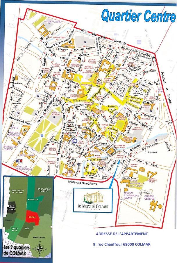 Appartements Chauffour - Colmar Centre Ngoại thất bức ảnh